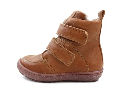 Bisgaard vinterstøvle Storm tan med lammeuld